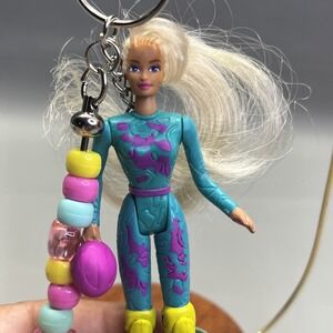 Barbie Skate OOAK Toy Bag Charm Keychain Handmade Ornament Vintage McDonalds